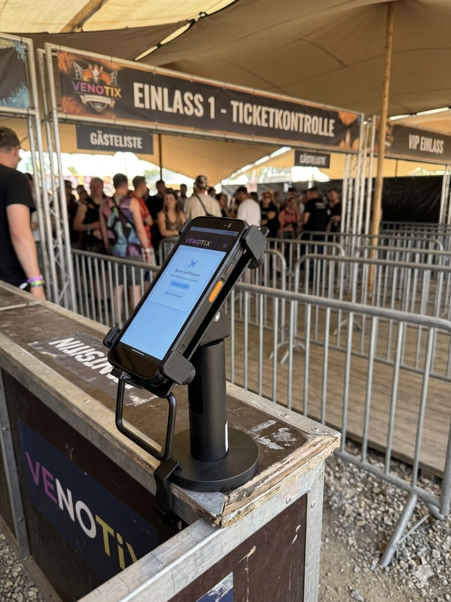 Venotix Event-Software – Ticketing-Oberfläche für Veranstalter